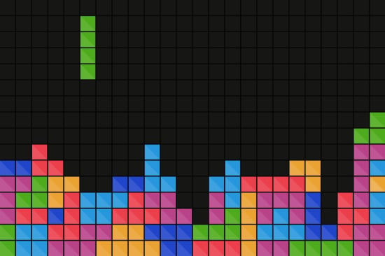 Falling Cubes Tetris Game