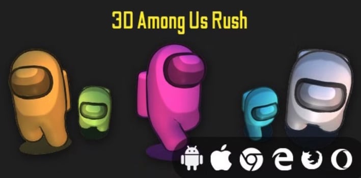 3D Among Us Rush